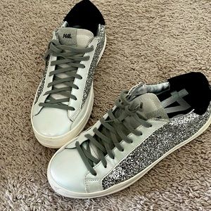 P448 Silver sequin size 40 sneakers